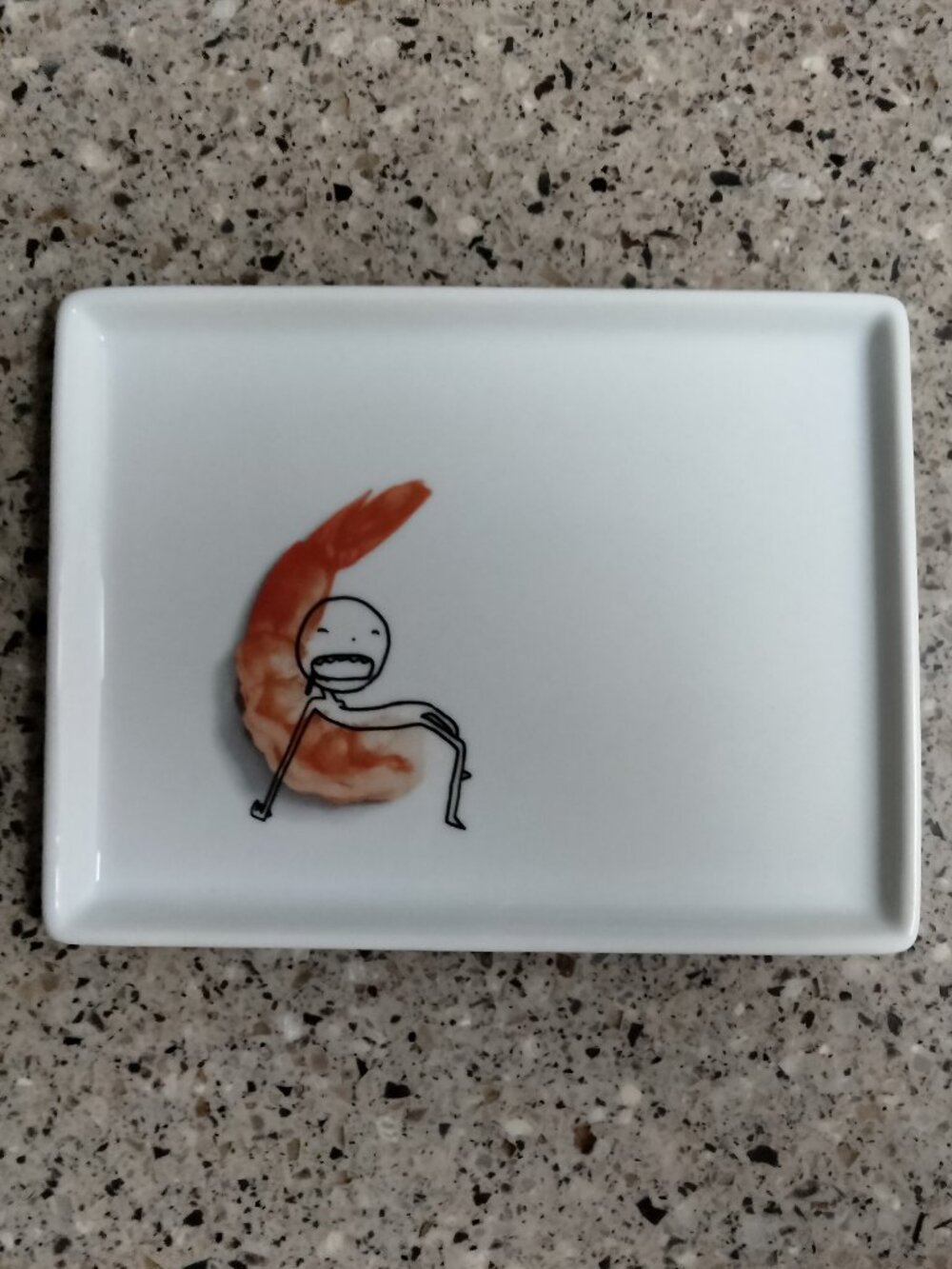 NWT 2011 Retired Oliver Shrimp Lounge Appetizer Plate